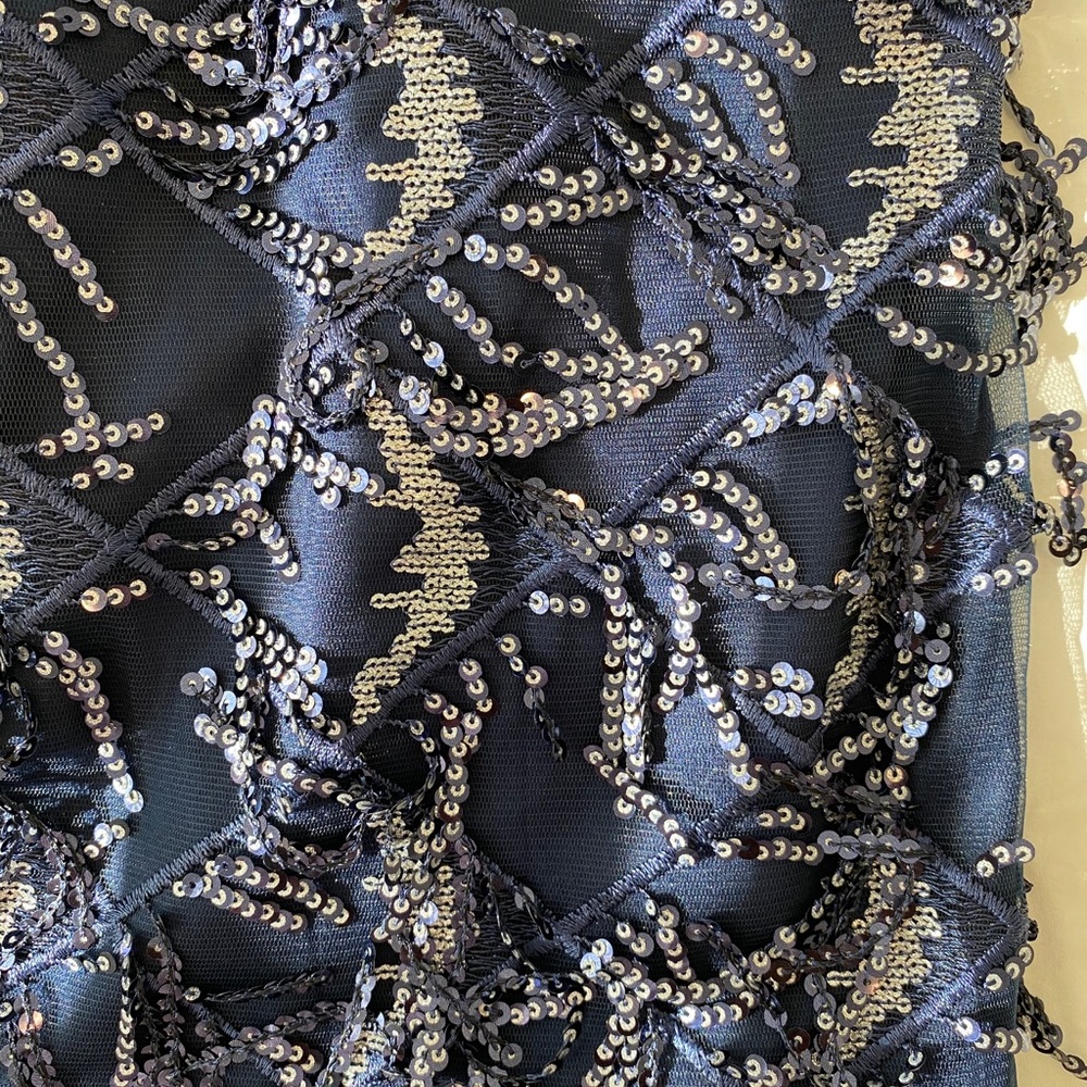 BLUE SEQUIN DRESS - Picture 5 of 6